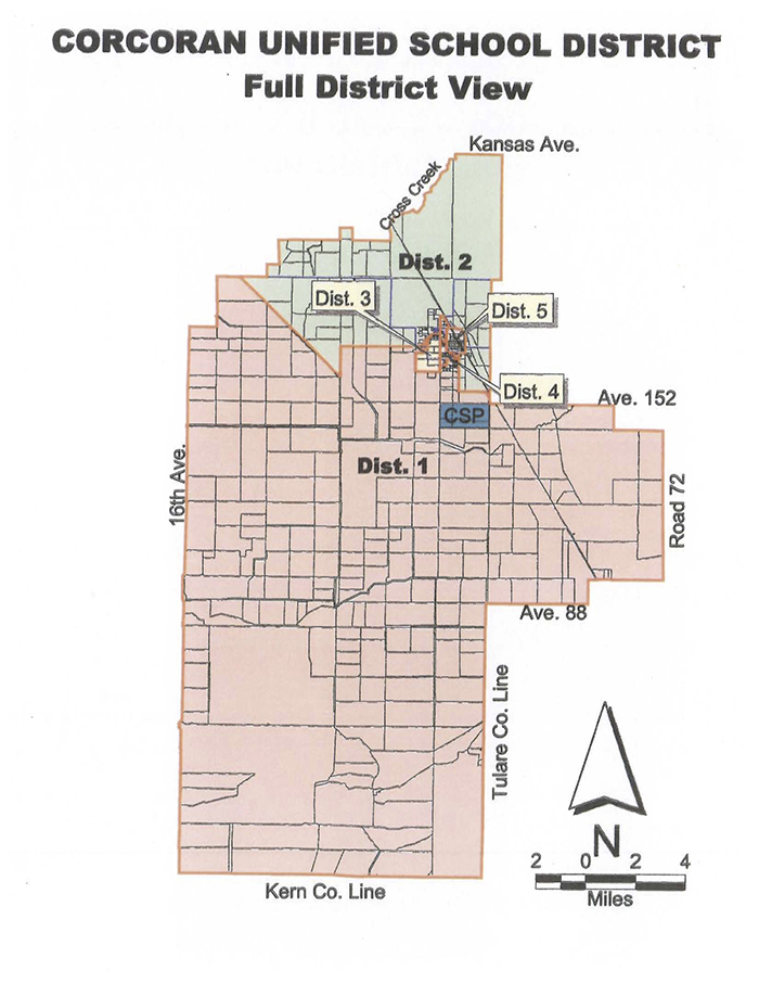 Corcoran Unified School District Maps