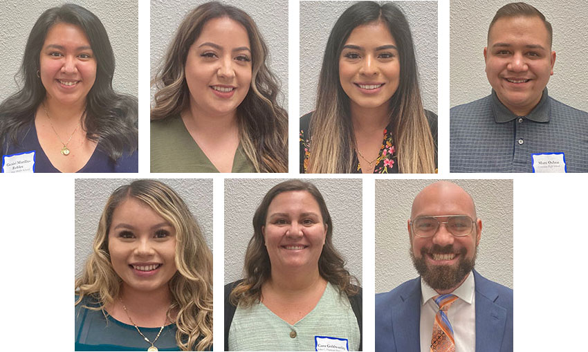 Genisi Murillo-Robles, Ashley Navarro, Elena Velasco, Marc Ochoa, Marbeya Tapia, Cara Goldsworthy, and Joshua Avila